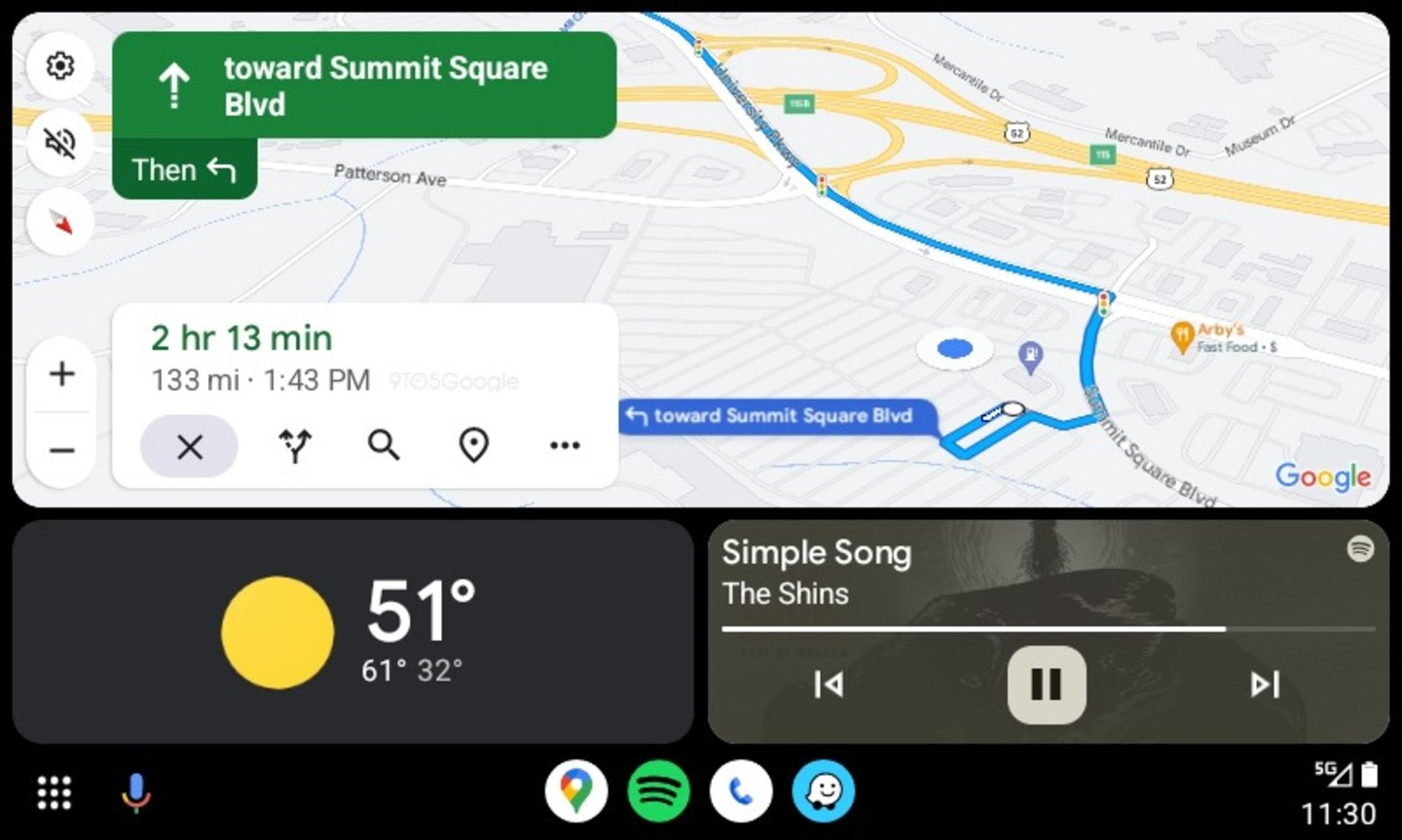 Nueva interfaz de Google Maps en Android Auto