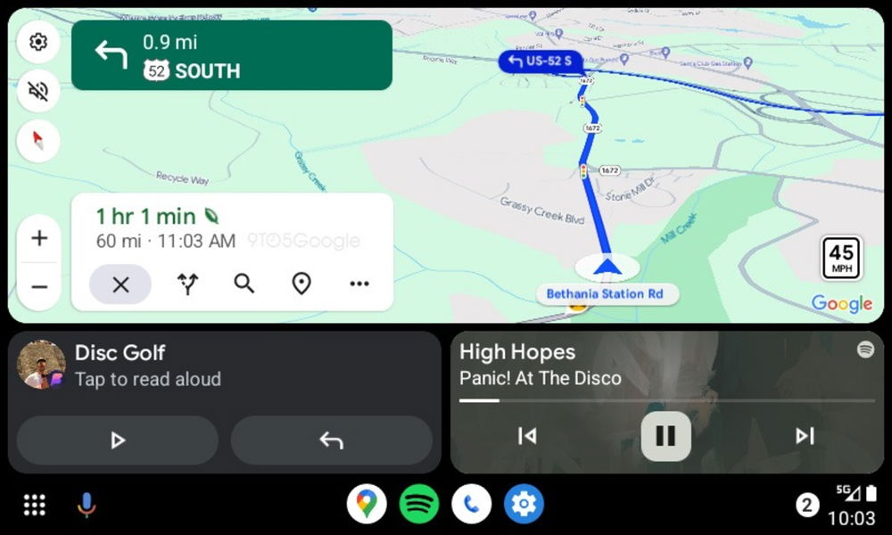 Esta es la nueva cara que Google Maps mostrará en tu coche