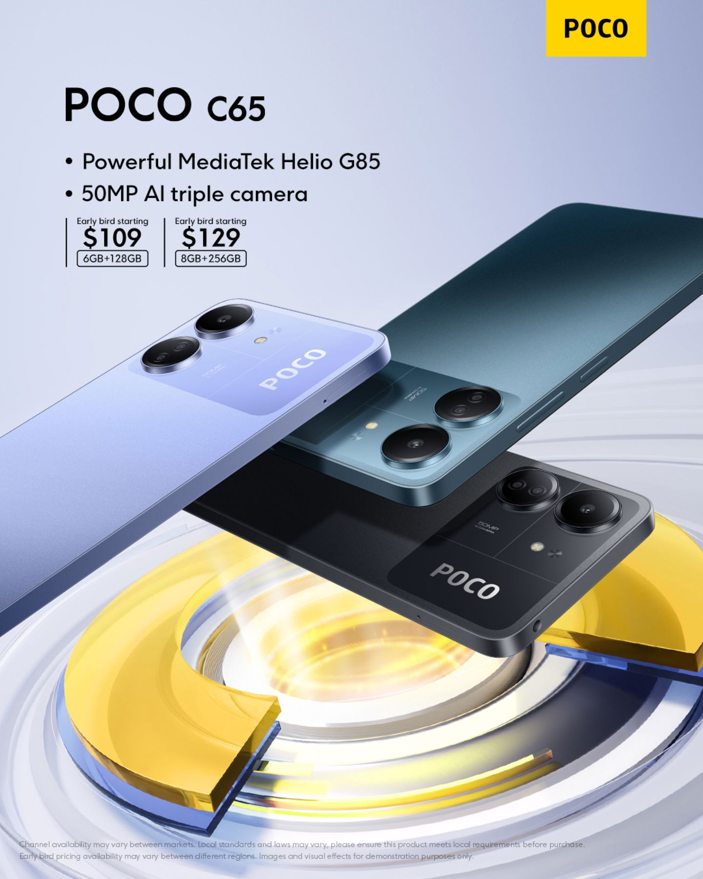 POCO C65: un móvil que presume de 90Hz y 50 megapíxeles por poco más de 100  euros