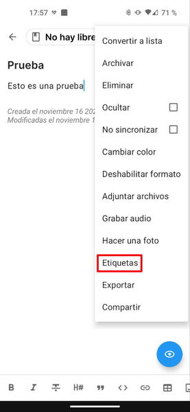 Esta app de notas gratuita es la mejor alternativa a Google Keep que puedes encontrar en Android