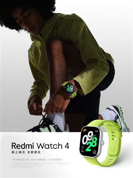 Redmi Watch 4: lanzado el 29 de noviembre, con pantalla AMOLED y cuerpo de  aleación de aluminio - Noticias de Xiaomi Miui Hellas