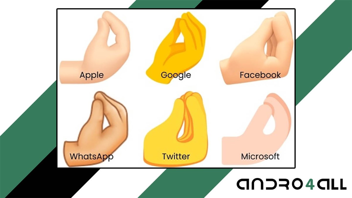 Significado del emoji de los dedos juntos apuntando hacia arriba