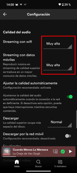 Este sencillo truco de Spotify te permitirá mejorar la calidad de la música con un simple ajuste