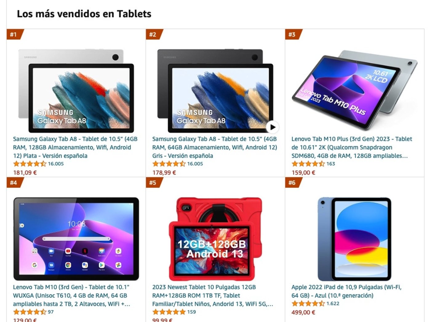 La tablet más vendida de la semana del Black Friday es esta barata de  Samsung