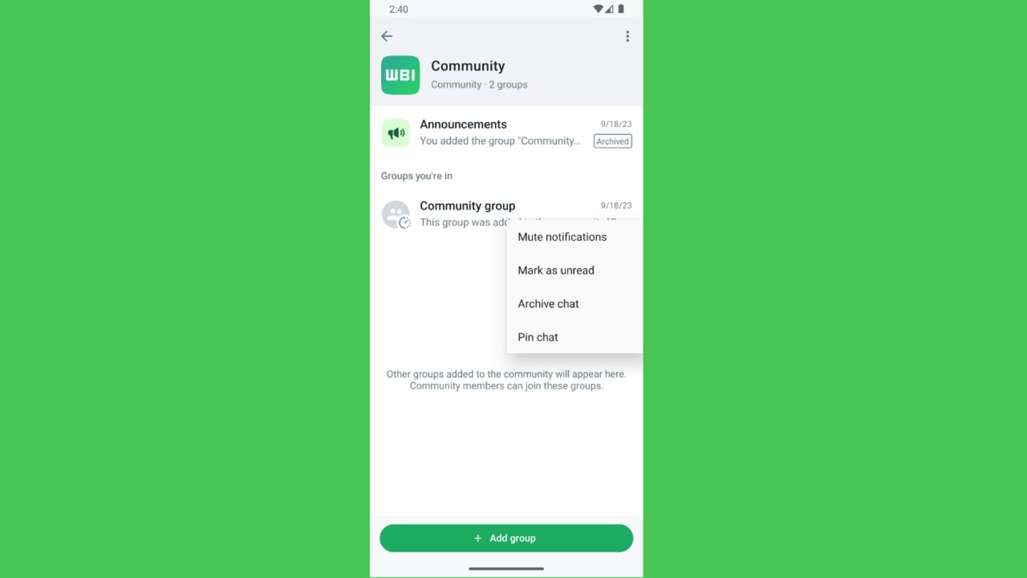 WhatsApp mejora sus Comunidades con dos nuevas funciones