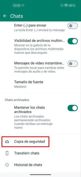 Dos soluciones para seguir guardando la copia de seguridad de WhatsApp en Google Drive sin pagar nada