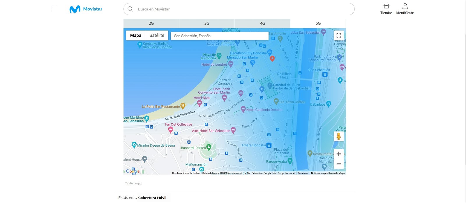 Ya puedes consultar dónde hay 5G en el mapa de cobertura de Movistar
