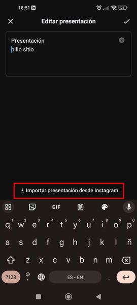 Cómo copiar el perfil de Instagram a Threads