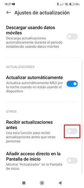 Dos sencillos trucos de MIUI para recibir las actualizaciones en tu Xiaomi antes que nadie