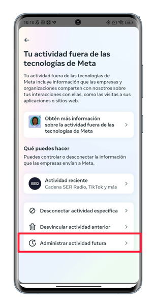 Cómo impedir que Instagram cotillee tus búsquedas web y las apps que usas