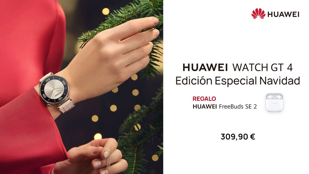 El Huawei Watch GT 4 Edición Especial Navidad ya se puede comprar en España