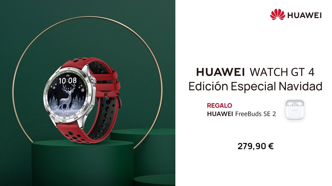 El Huawei Watch GT 4 Edición Especial Navidad ya se puede comprar en España