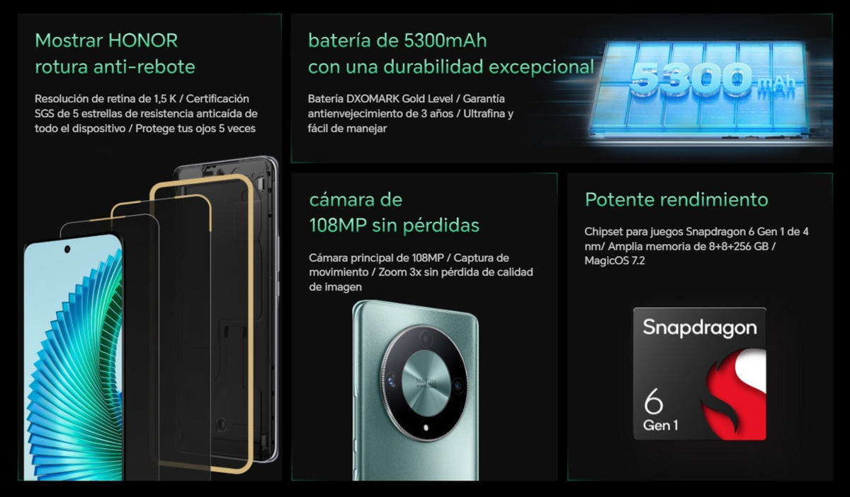 Honor Magic6 Lite 108 Megapíxeles Y Snapdragon 6 Gen 1 Para La Nueva Gama Media Económica De Honor