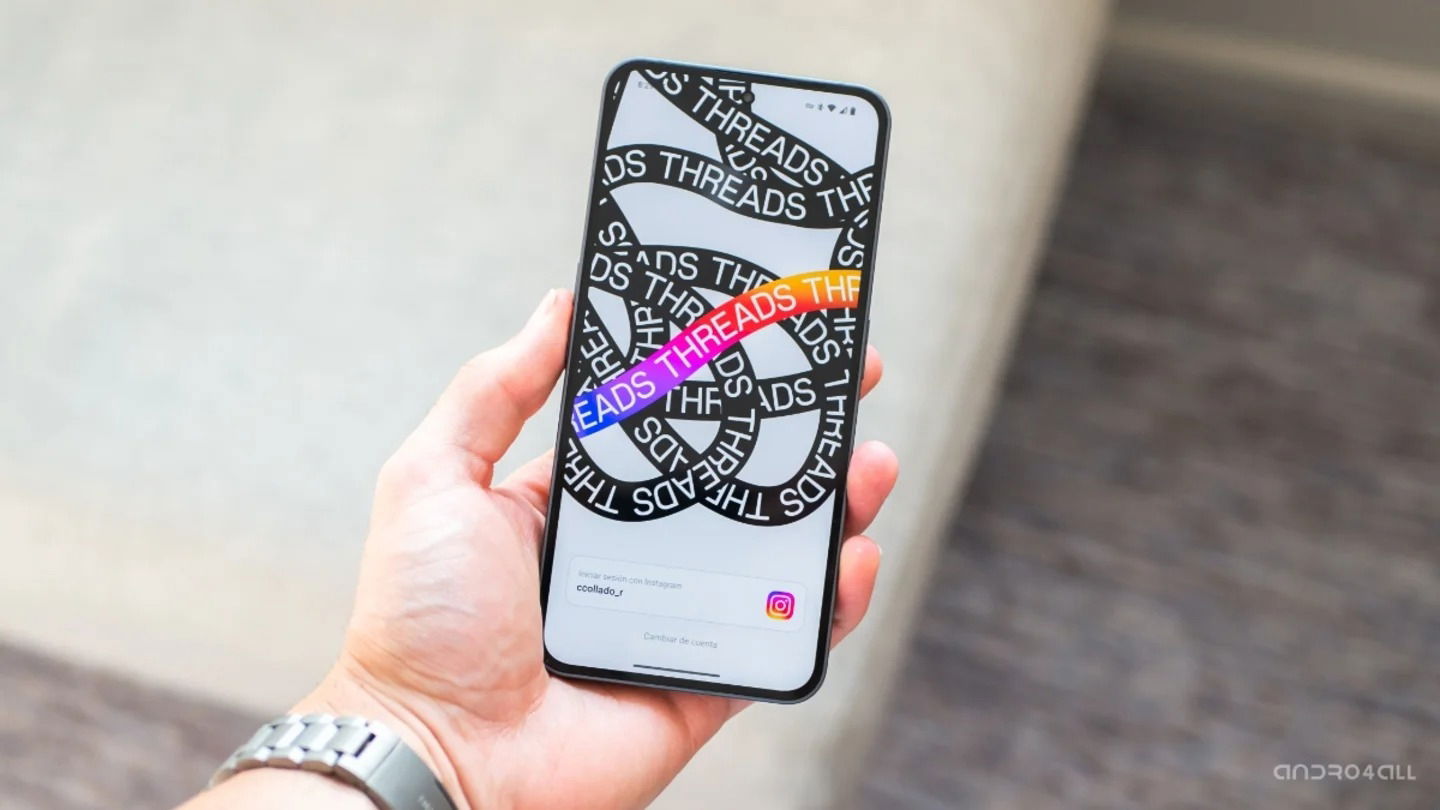Instagram Threads en un smartphone Android