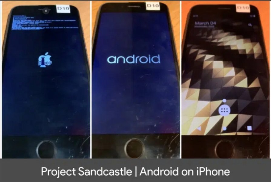 iphone android sandcastle