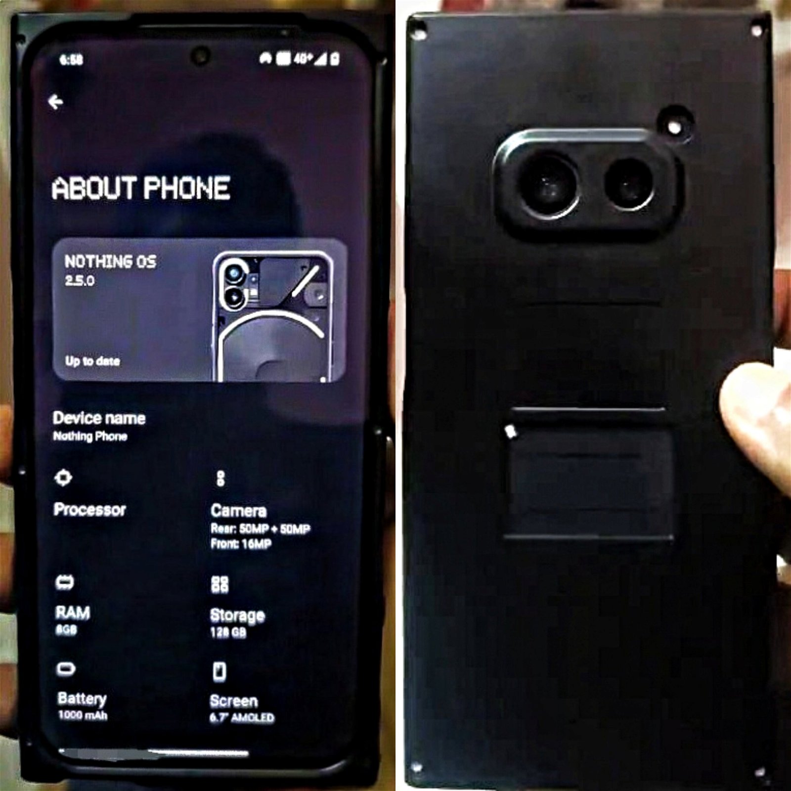 Nothing Phone (2a): imágenes y características filtradas del próximo móvil barato de Nothing