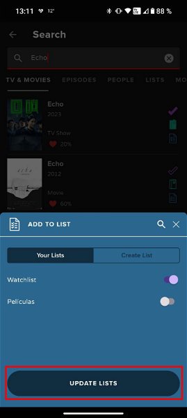 Esta es la app gratuita que utilizo para realizar un seguimiento de todas las series y películas que veo