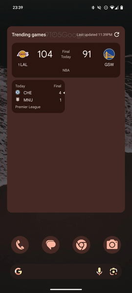 Widget Deportes Google 4