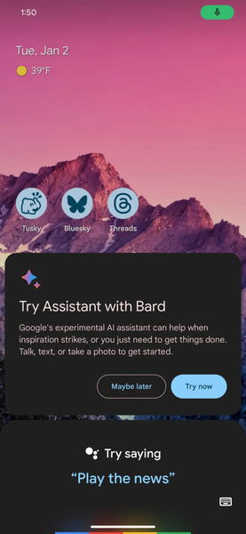 La interfaz del nuevo Asistente de Google con Bard integrado ya se deja ver en imágenes