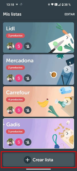 Esta es la mejor aplicación para hacer listas de la compra que he probado en Android
