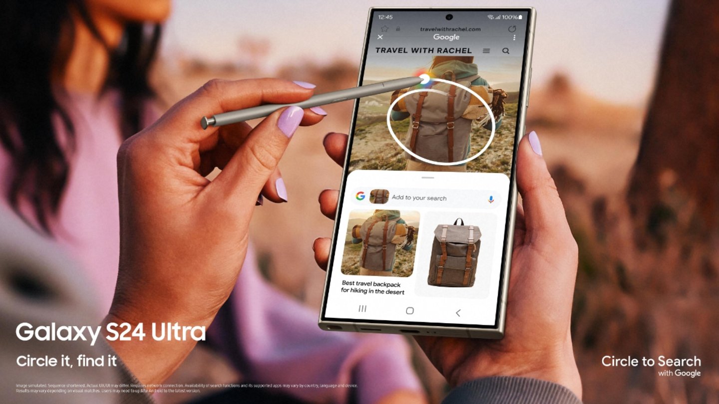 Circle to Search en Samsung Galaxy S24 Ultra