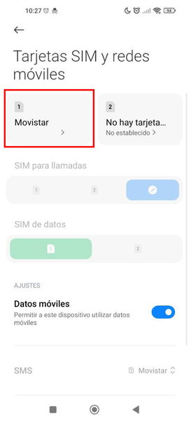 Cómo cambiar el tipo de red móvil en Android