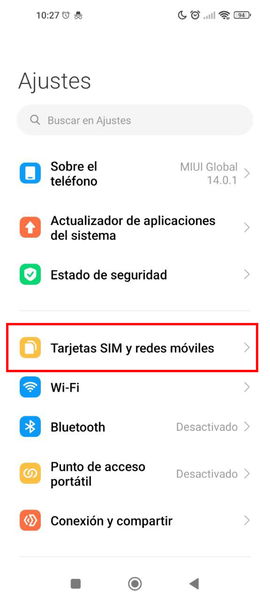 Cómo cambiar el tipo de red móvil en Android