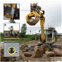 El primer robot excavador 100% autónomo ha sido capaz de construir una pared de piedra sin ayuda humana
