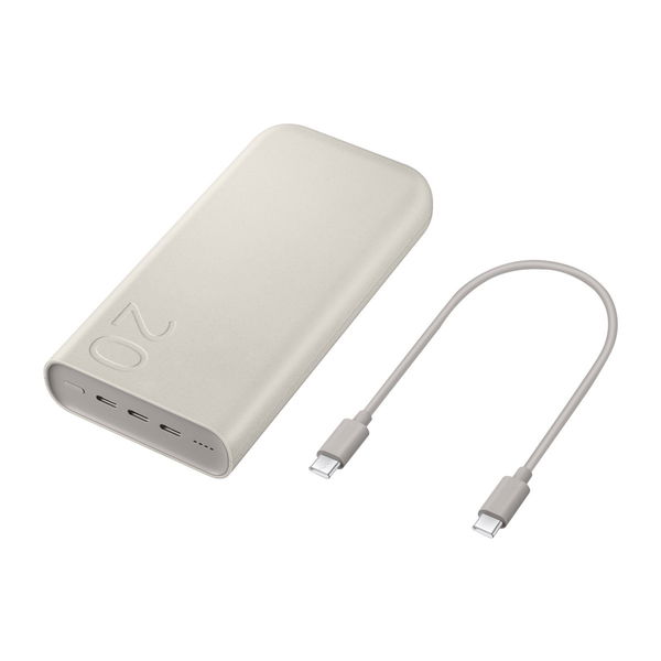 Batería externa Samsung de 20.000 mAh con cable USB-C