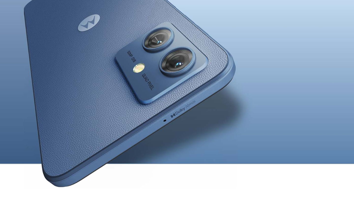 motorola moto g54 en color azul