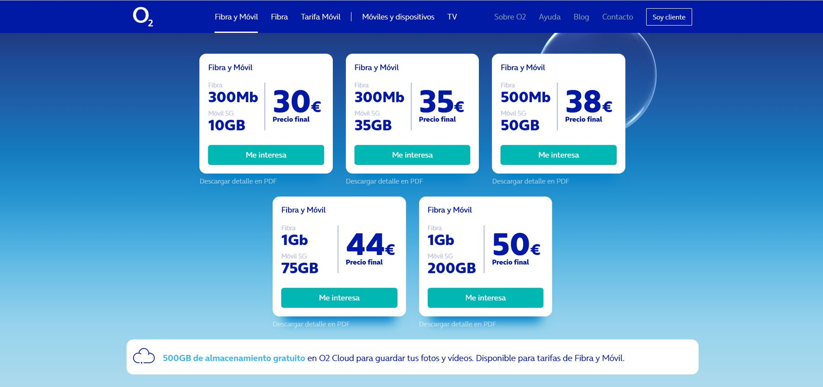 O2 derriba el precio de su pack de móvil y fibra más económico: solo 30 euros al mes