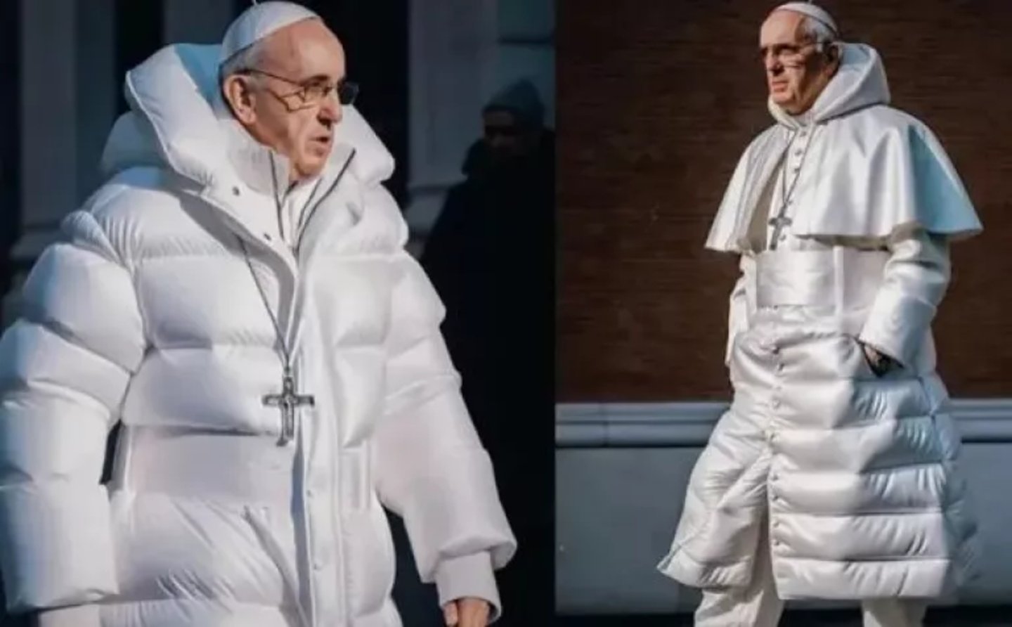 Imágenes del papa Francisco creadas con Inteligencia Artificial.