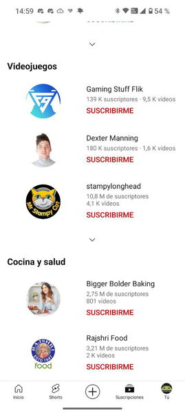 Cómo eliminar todas las suscripciones a canales de YouTube de una sola vez