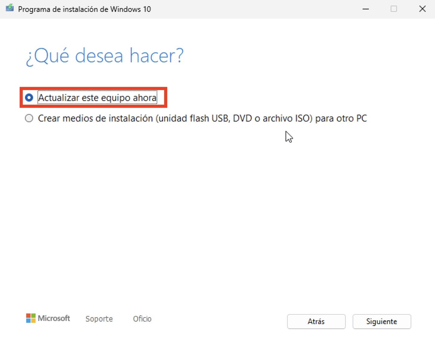 Cómo actualizar de Windows 7 o Windows 8.1 a Windows 10