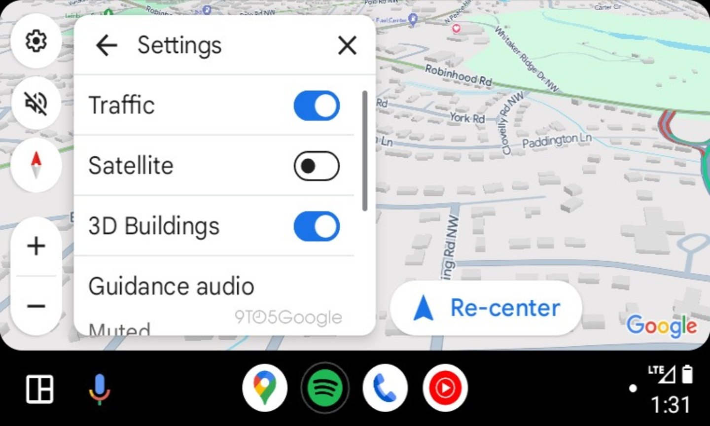 Google Maps en Android Auto ahora muestra los edificios en 3D por defecto: así puedes desactivar esta opción