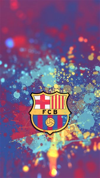 Fondo de pantalla del logo del Barcelona