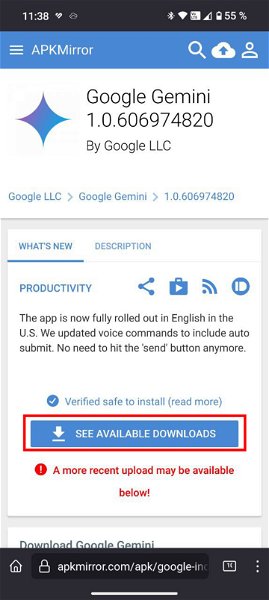 Cómo reemplazar el Asistente de Google por Gemini en tu móvil Android