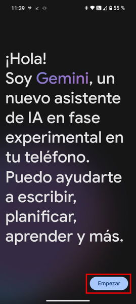 Cómo reemplazar el Asistente de Google por Gemini en tu móvil Android