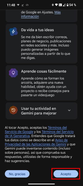 Cómo reemplazar el Asistente de Google por Gemini en tu móvil Android