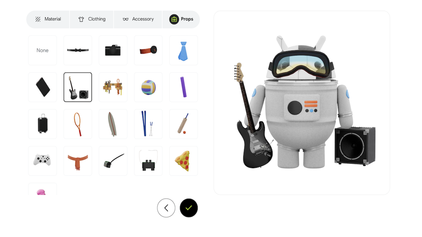 La nueva web de Google te permite crear tu propio robot Android personalizado
