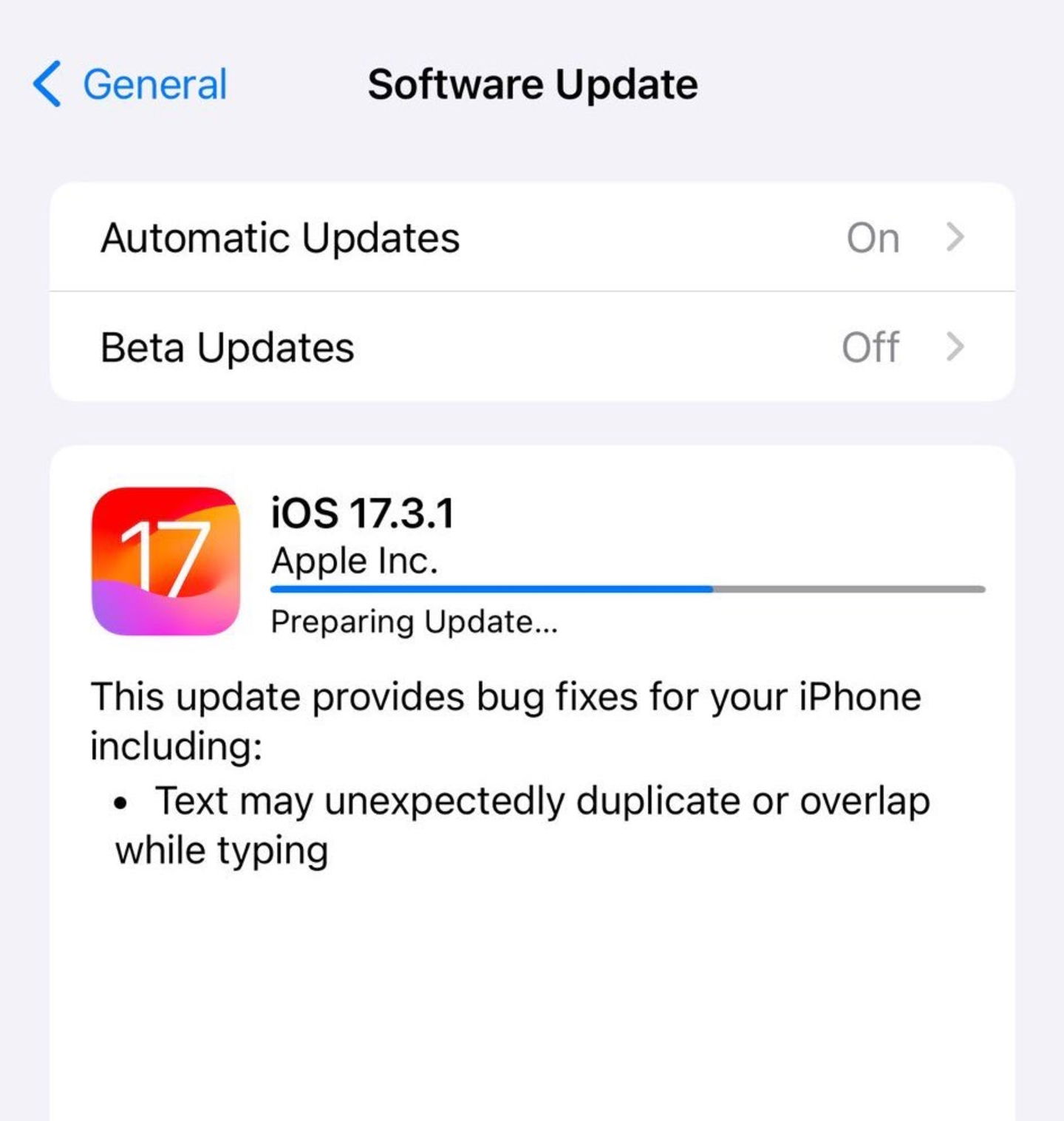 Notas de iOS 17.3.1