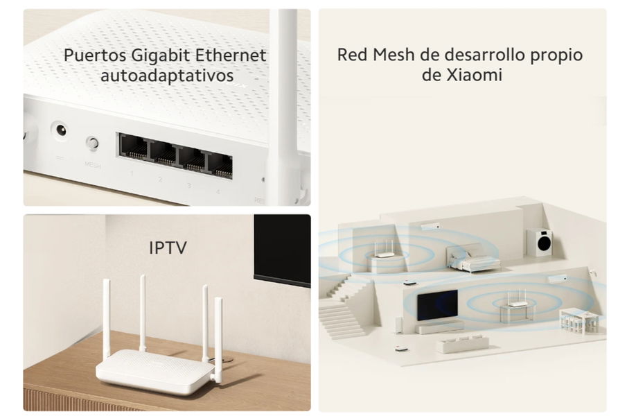 Xiaomi lanza en el mercado global un nuevo router barato con Wi-Fi 6 y soporte para redes Mesh