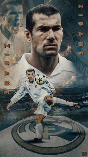 Zinedine Zidane fondo de pantalla Real Madrid