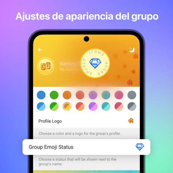 Apariencia de grupo Telegram 2