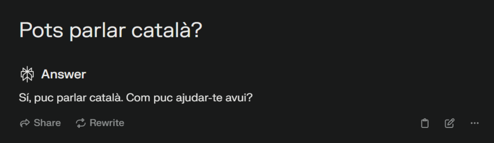 Perplexity y los idiomas cooficiales reconocidos