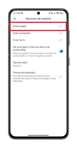 Cómo ahorrar dinero evitando los peajes en tus rutas con Google Maps