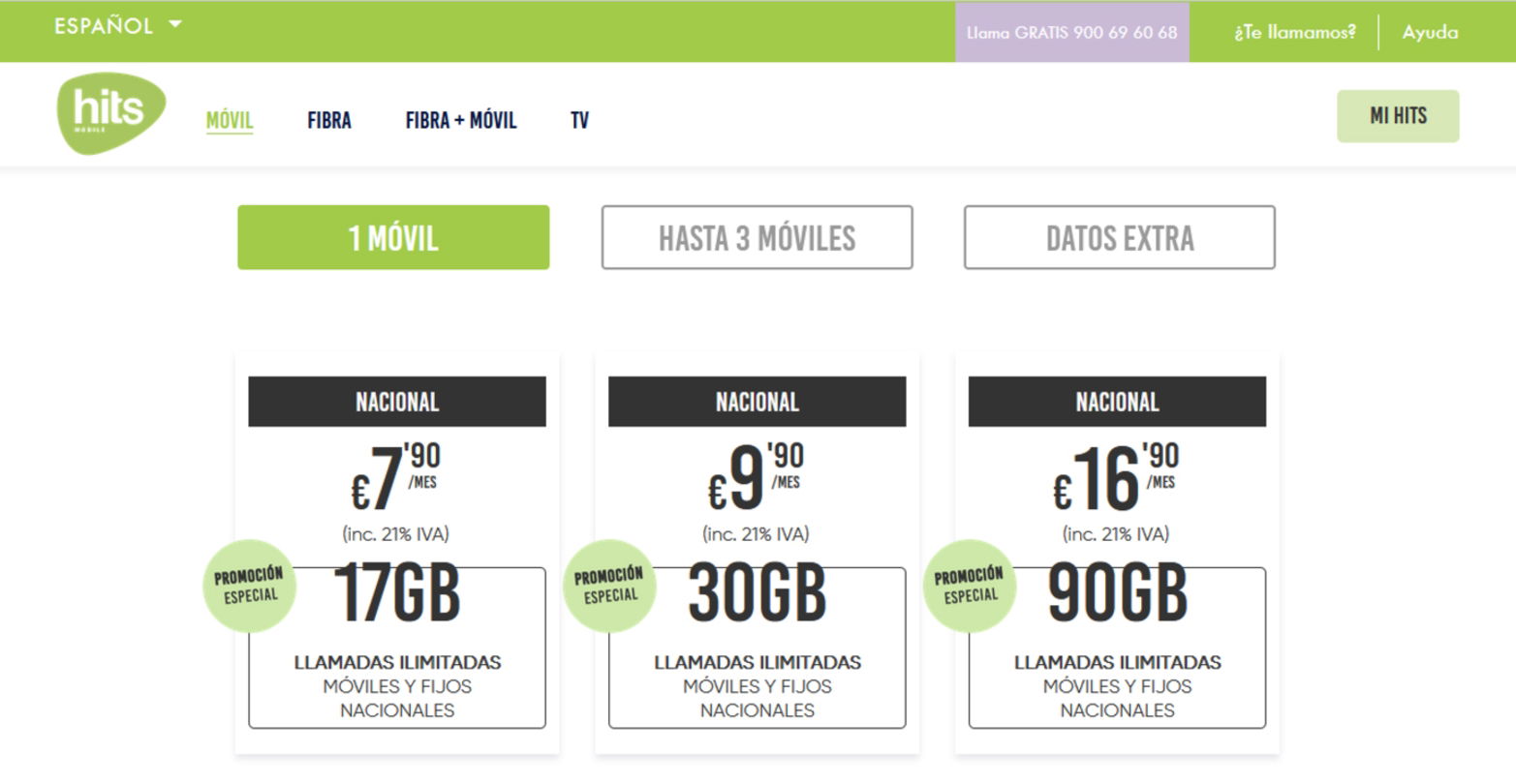 Hits te regala más GB para siempre si contratas su nueva promoción