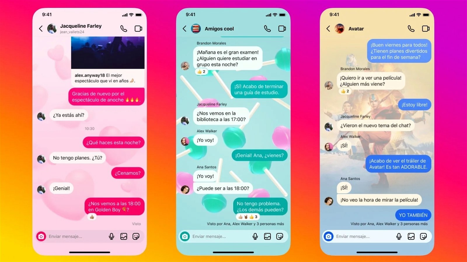 Los mensajes de Instagram mejoran con nuevas funciones inspiradas en WhatsApp