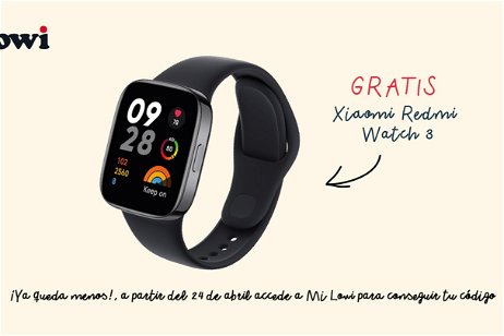 Lowi te regala un smartwatch Xiaomi si contratas fibra y móvil