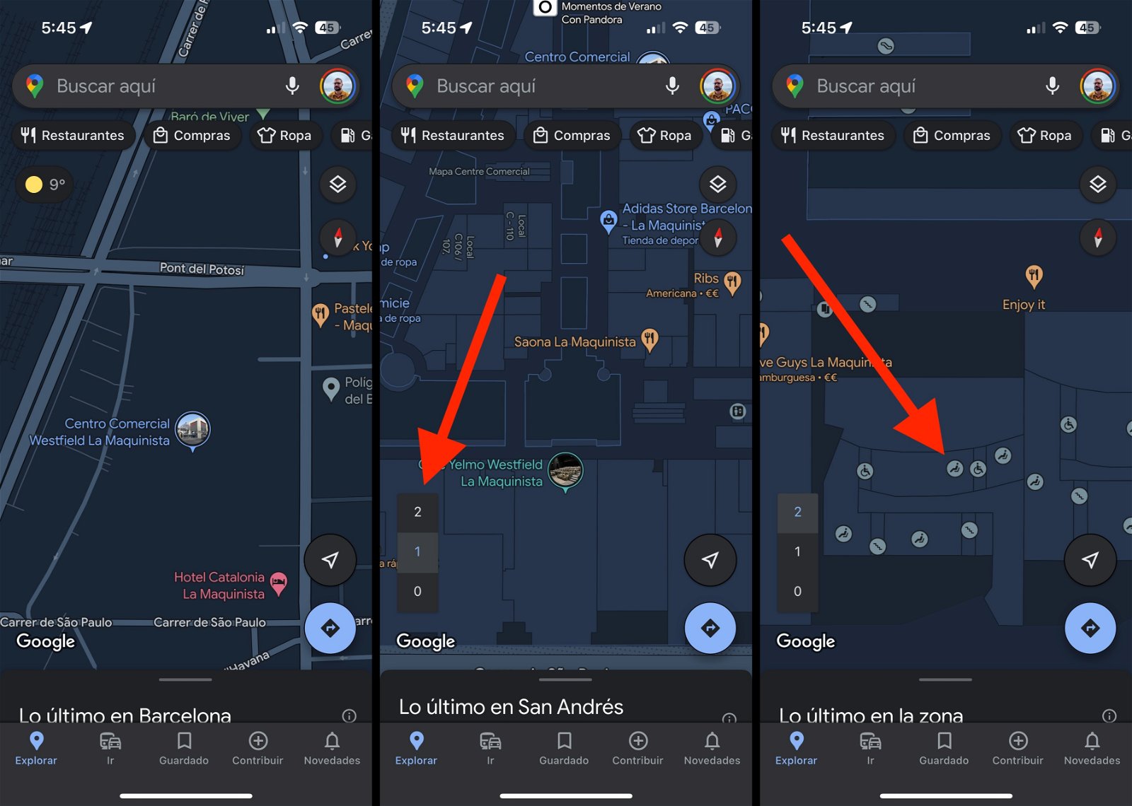 Google Maps: cómo ver mapas de dentro de los edificios